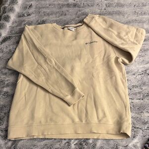 Columbia Men's Beige Crewneck Sweater